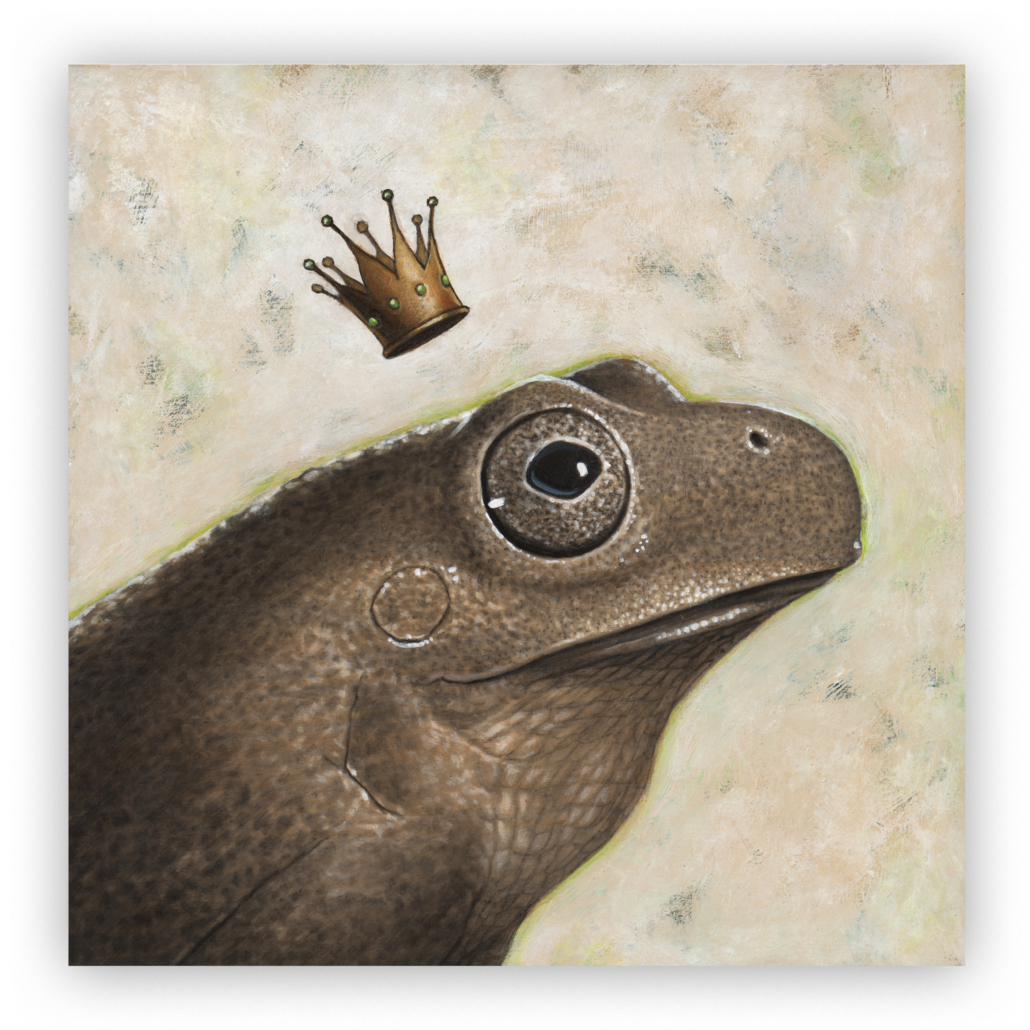 Frog Prince | Animal Kingdom Series | Artist Carolina Lebar